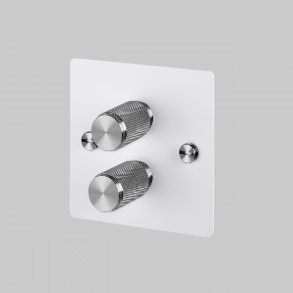 1. 2G Dimmer White Steel scaled 1