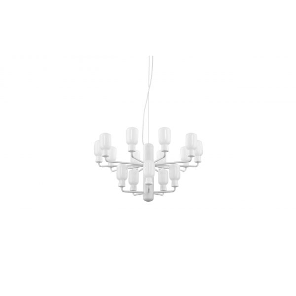 502078 Amp Chandelier Small EU WhiteWhite 2 scaled 1