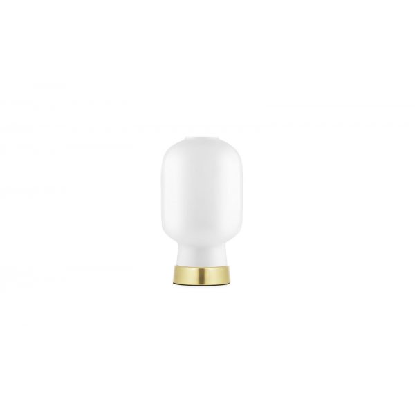 502169 Normann Copenhagen Amp Table Lamp White Brass 01 1