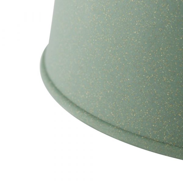 Grain pendel lamp dusty green CLOSEUP greybackground med res 1