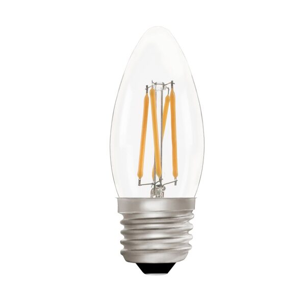 Zico Lighting Candle C35 Clear 4w E27 2700k OFF