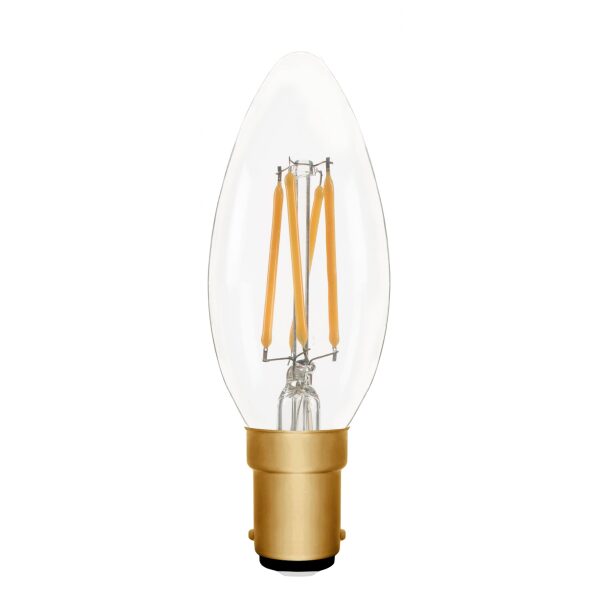 Zico Lighting Clear C35 Candle 4w 2200k B15 off scaled