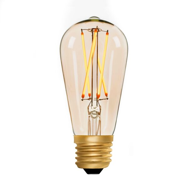 Zico Lighting ST64 Squirrel Cage Amber 4w 2000k ON scaled