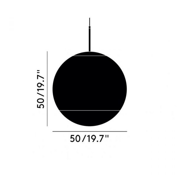 mirrorball 50 pendant dimensions 1
